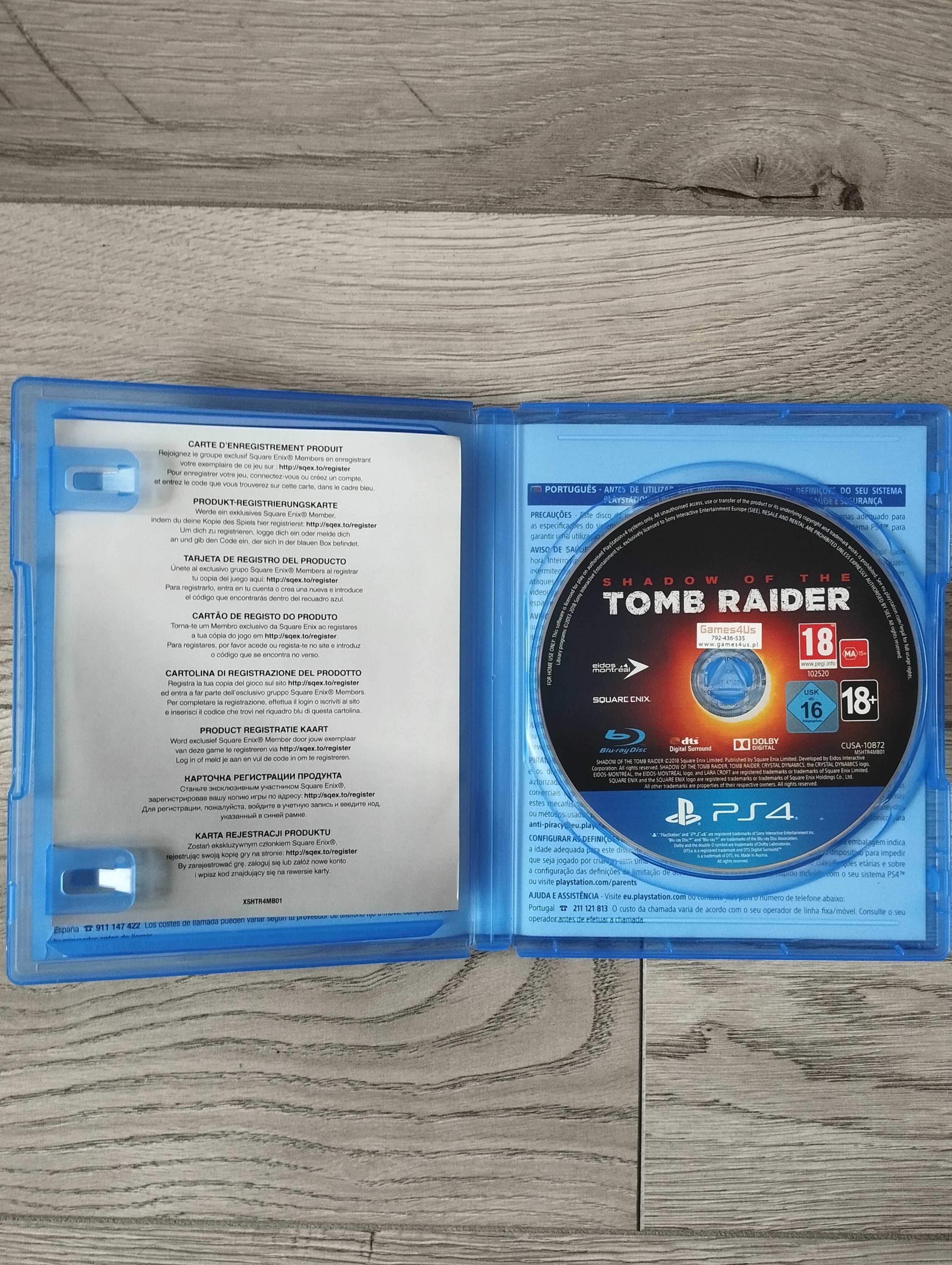 Gra Shadow of The Tomb Raider Polska Wersja  PS4/PS5 Playstation