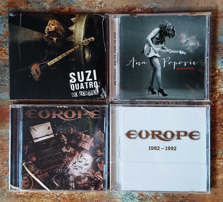 Qutro Scorpions Alcatrazz Europe Whitesnake Coverdale Kiss