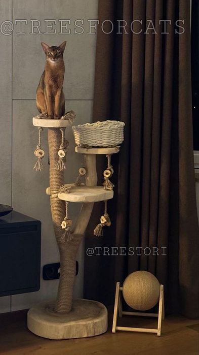 Когтеточка. Гральний комплекс, будинок для кота, кішки. Дряпка котиків