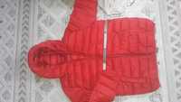 kurtka czerwona, rozmiar 170