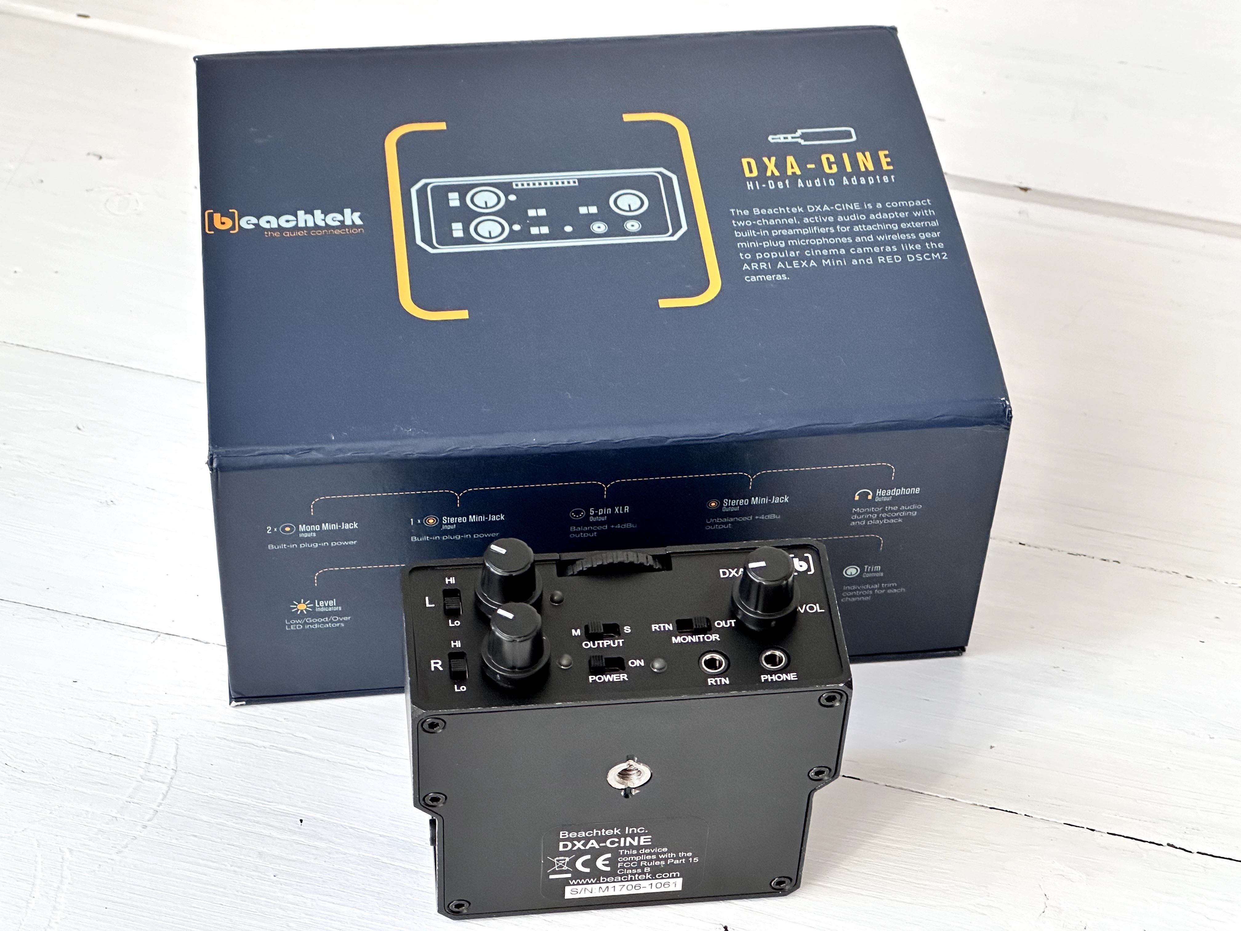 Przedwzmacniacz audio BEACHTEK DXA-CINE do kamer filmowych