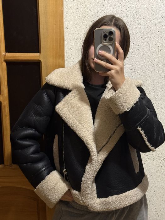Дубленка шкіряна