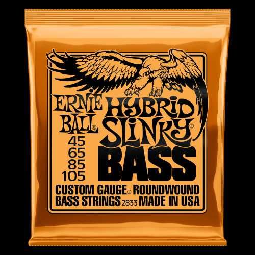 Ernie Ball 2833 Hybrid Slinky Bass struny do gitary basowej 45-105