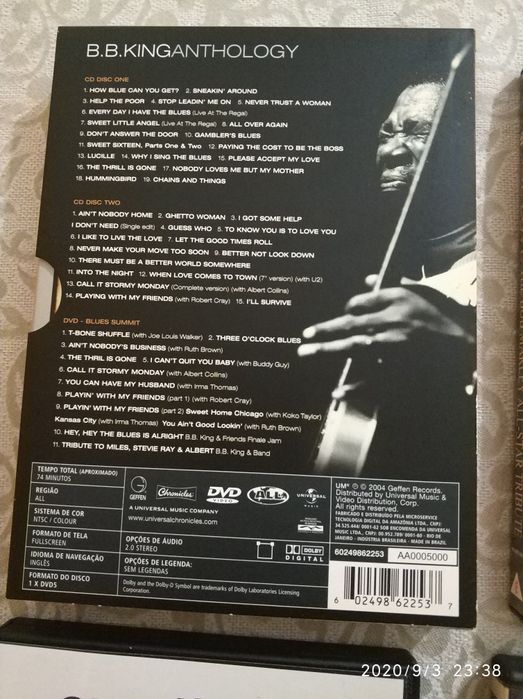 DVD musicais 2 a 8 euros