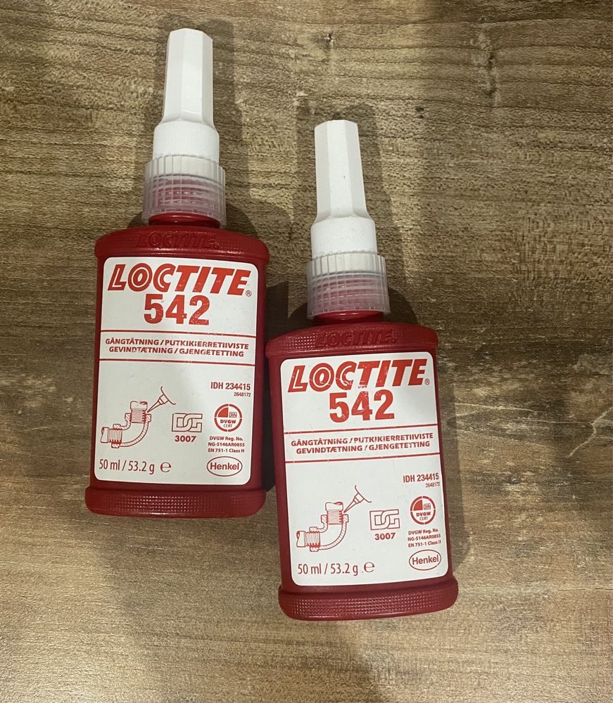 Loctite 542 різьбовий герметик для гідравлічних і пневматичних систем