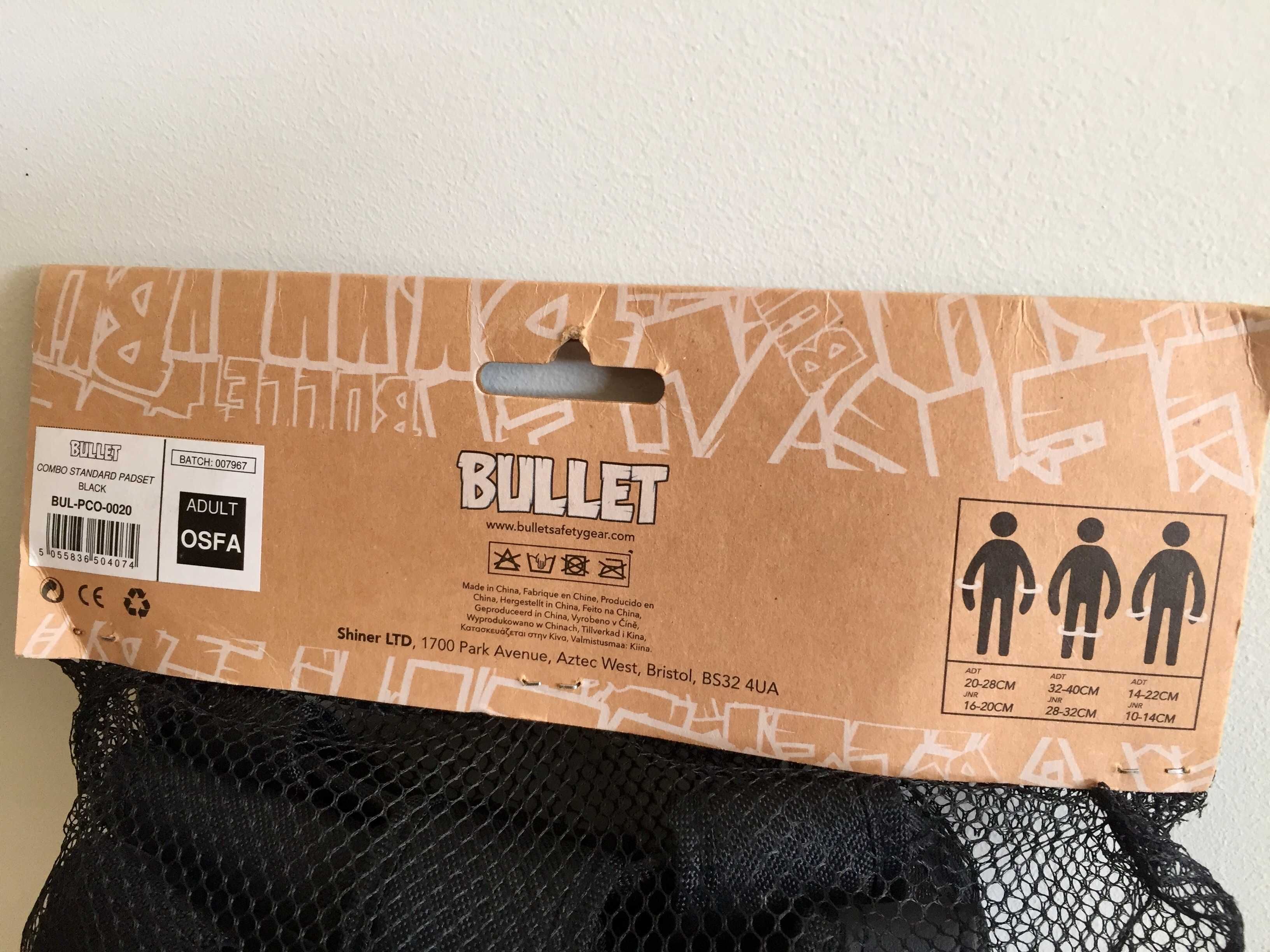 Kit Novo Protecções Desporto Bullet