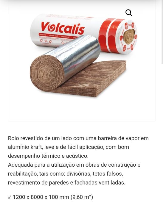 Isolamento Lã Mineral