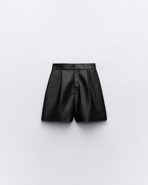 Шкіряні шорти Zara