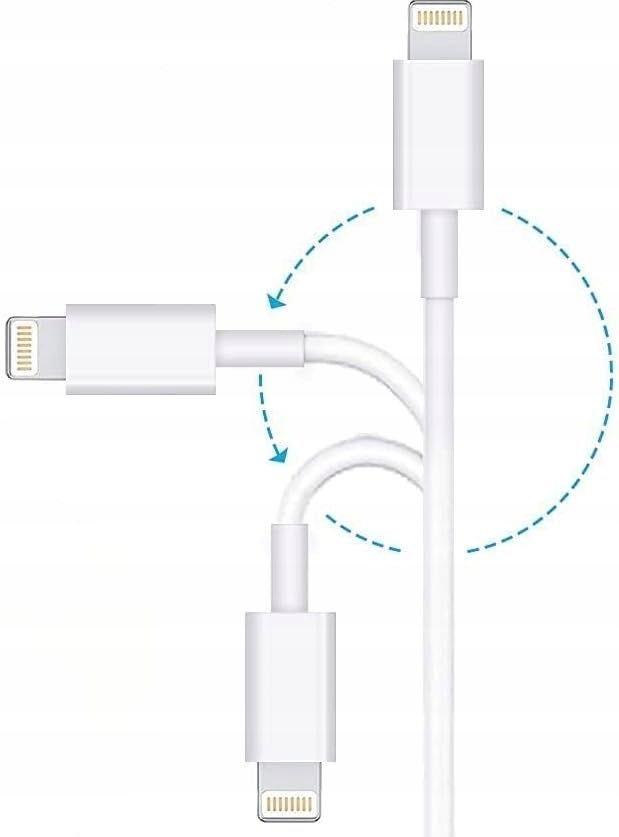Kabel USB-C - Lightning PD 20W 3A przewód do ładowania i danych 100 cm