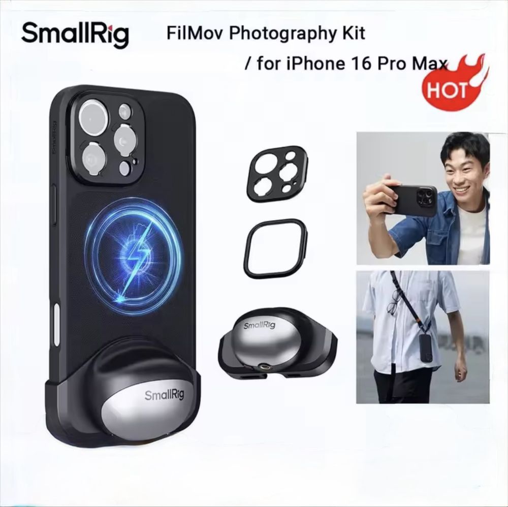 Чохол клітка SmallRig Neewer для камери відео фото iPhone 16 Pro Max