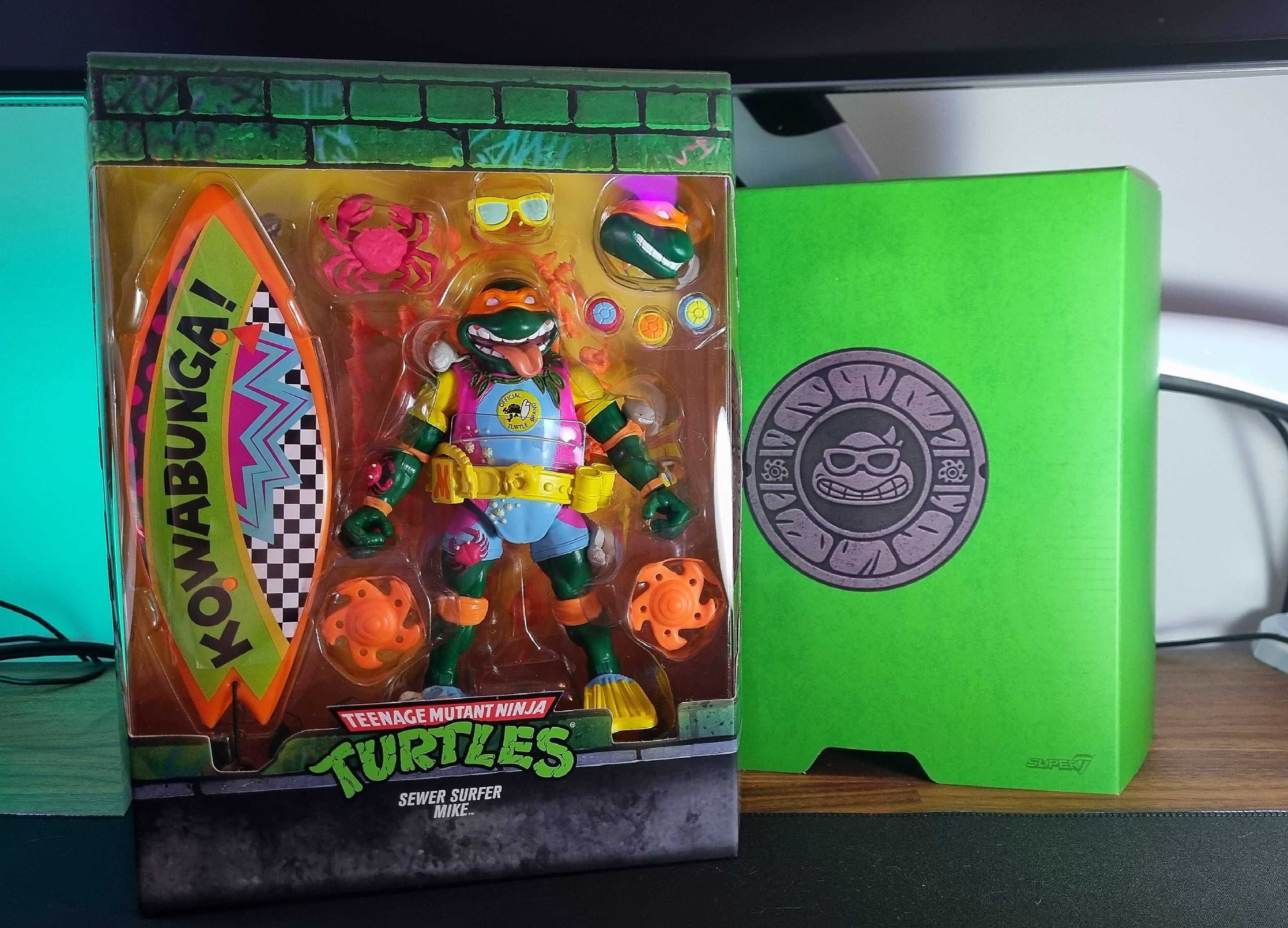 Ultimates Sewer Surfer Mike TMNT RARO