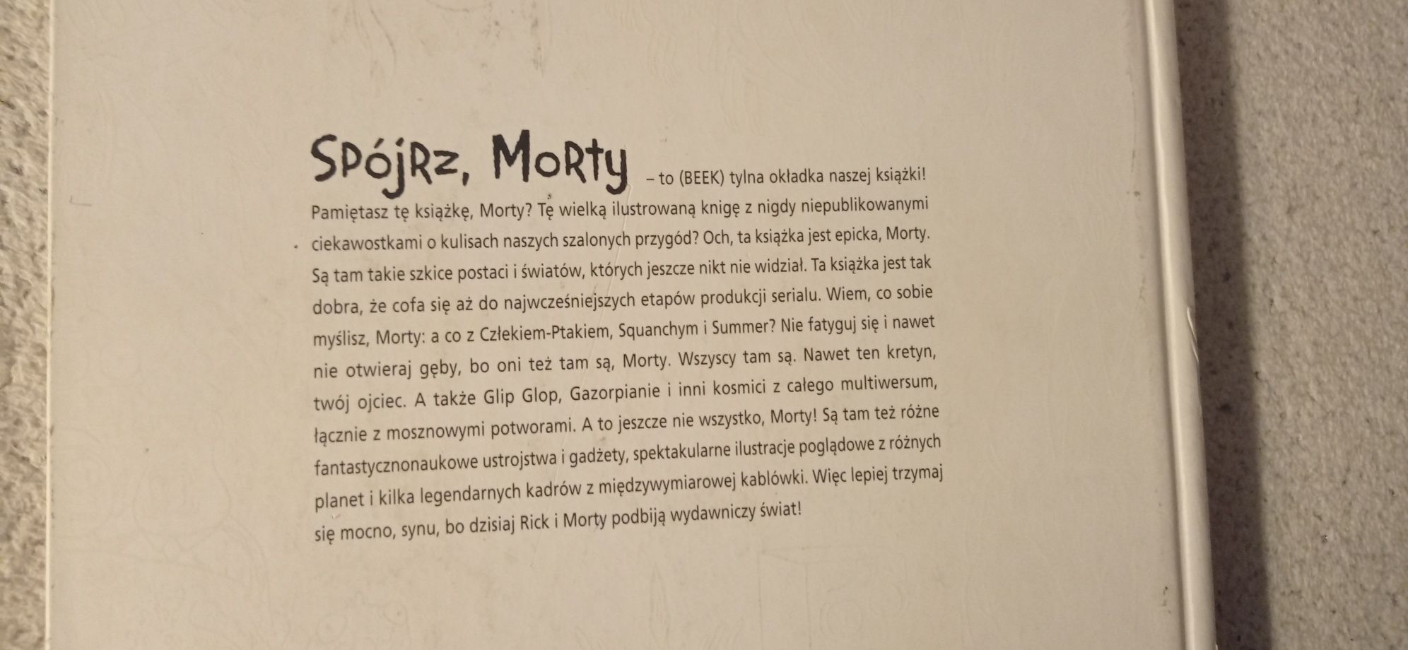 Roku i Morty książka