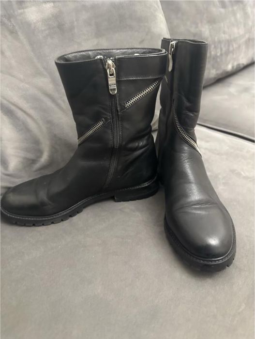 Черевики 36 шкіра чорні djovannia