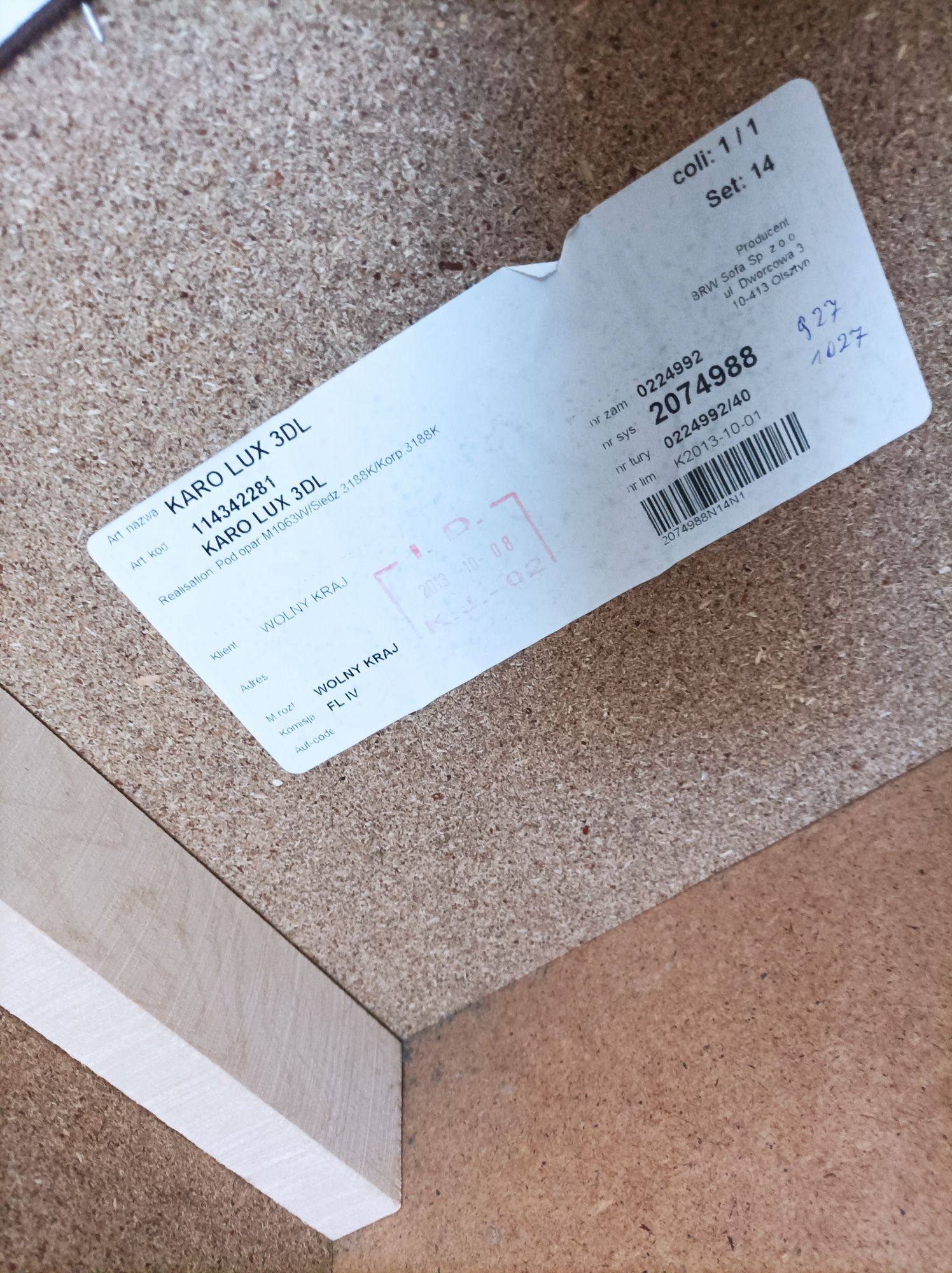 Sofa rozkladana brazowa