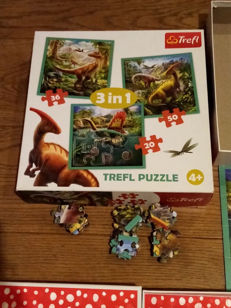 Puzzle - duży zestaw + gra