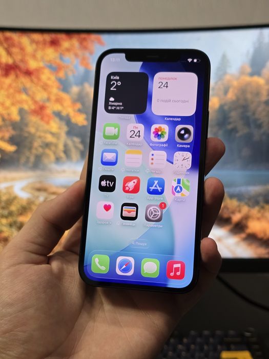 iPhone 12 64Gb Black Neverlock Ідеал