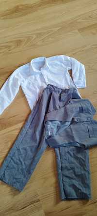 Koszula, spodnie, kamizelka 116 cm