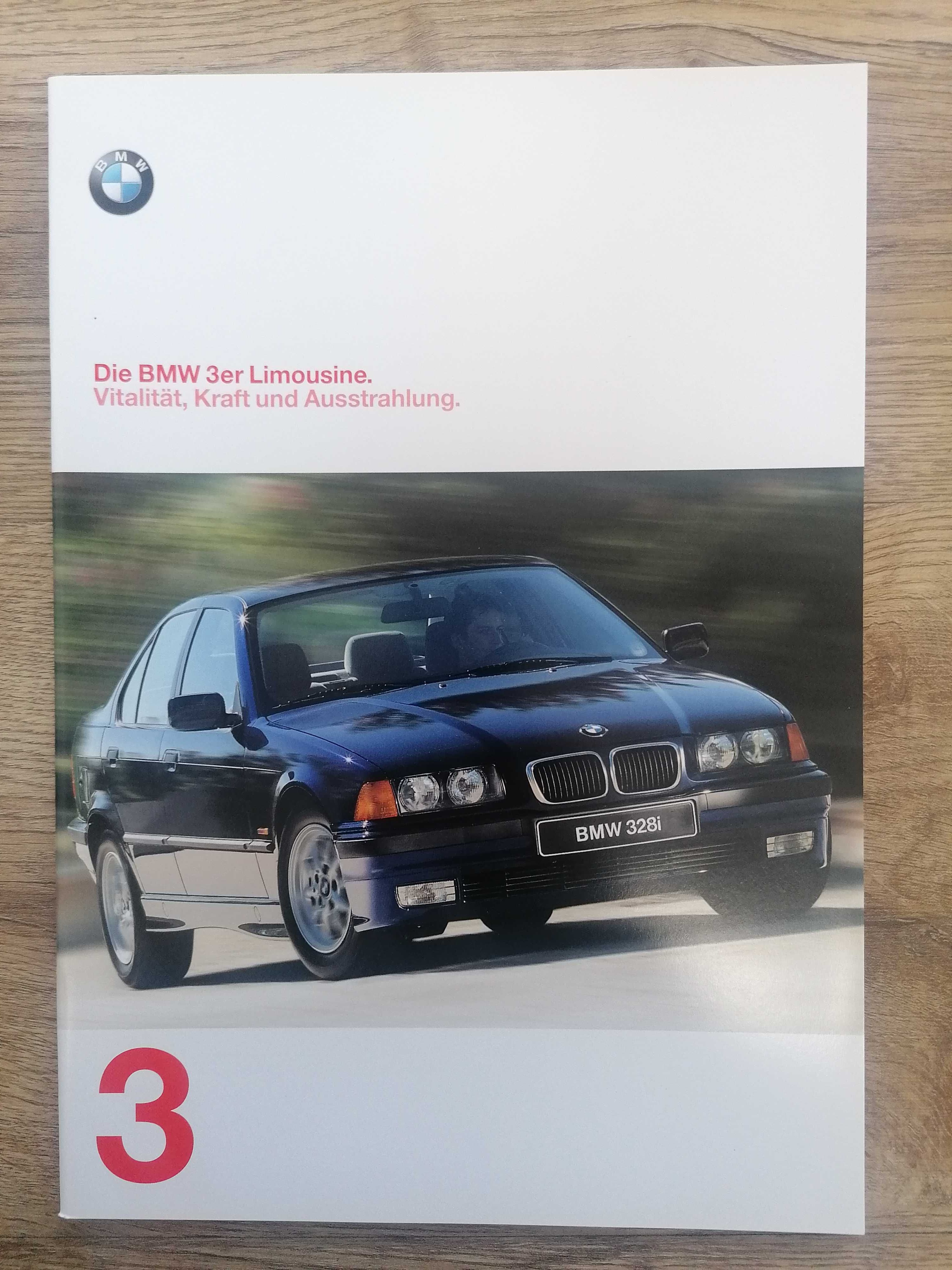 Prospekt BMW 3 E36 Sedan wraz M3