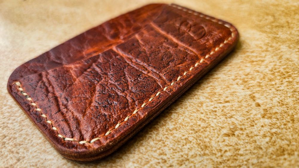 Borubar Skóroszyj - cardholder / mini portfel z wyjątkowej skóry