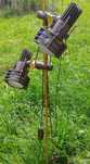 Lampa stojaca z dwoma glowicami