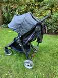 Wózek spacerówka city mini baby jogger czarny 4-kołowy super