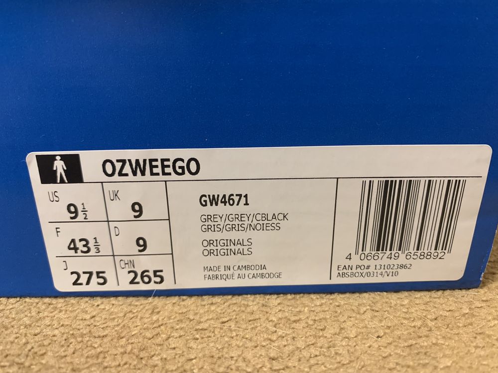 Adidas ozweegoo Оригінал 43