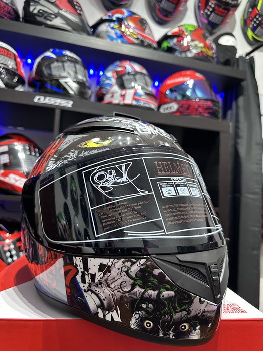Capacete jockey  NOVO ediçao DC coringa