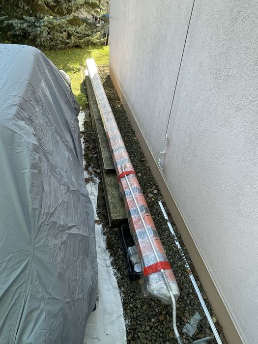 Markiza ogrodowa – używana, bardzo dobry stan – 450 cm x 250 cm