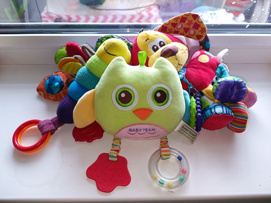 Игрушка подвеска + коврик для развития