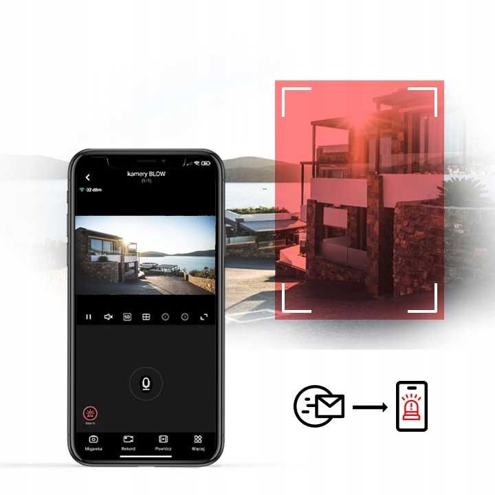 Kamera Obrotowa Zewnętrzna 4G ZOOM PTZ na Kartę SIM GSM LTE 3MPx SMART