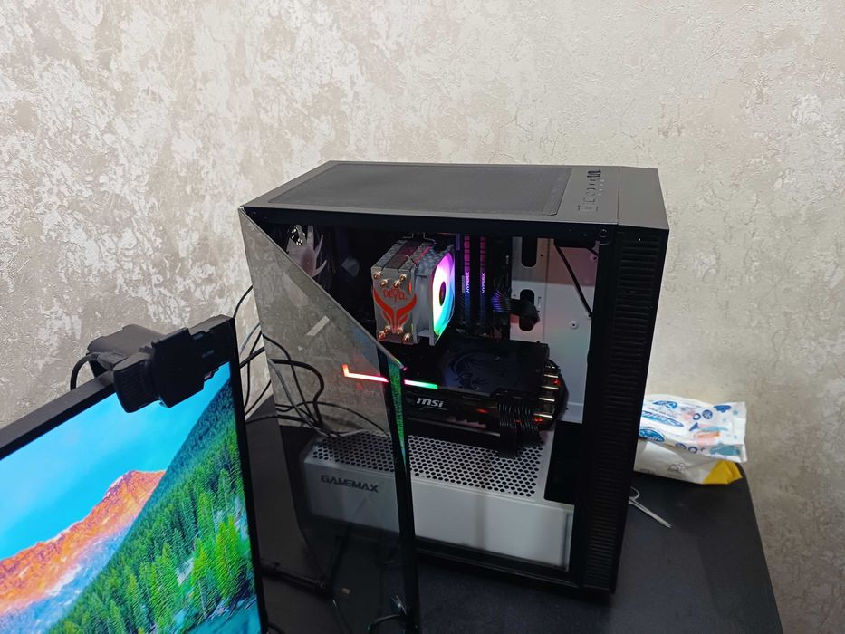 Пк + монитор Gtx 1080ti gayming X trio 11gb