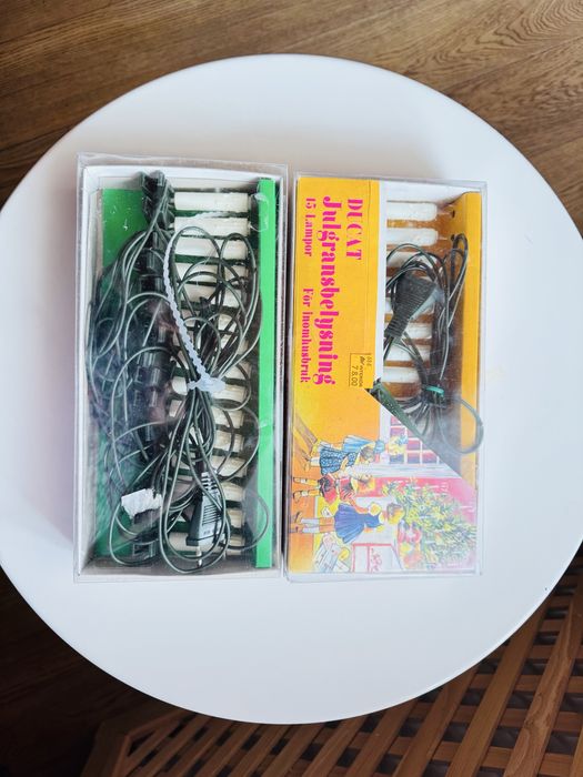 Stare lampki światełka na choinke, vintage prl