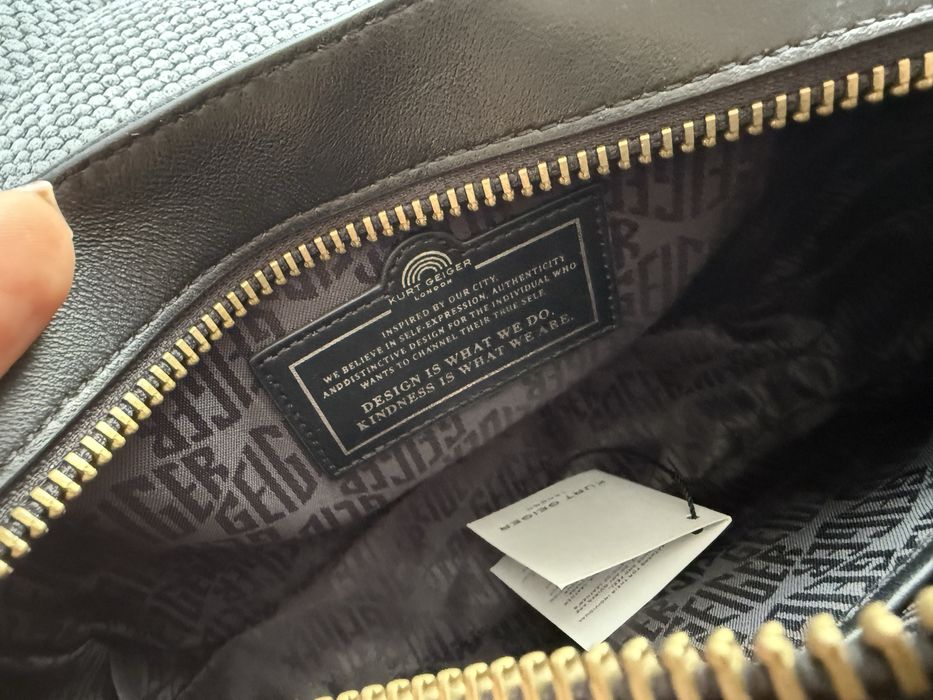 Сумочка шкіряна Kurt Geiger London