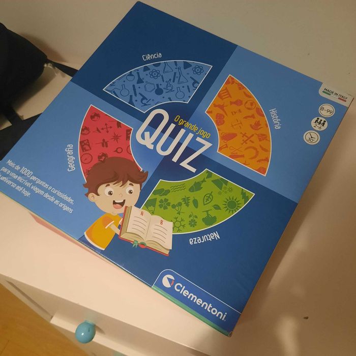 jogo de Tabuleiro "O Grande Jogo Quiz" Clementoni