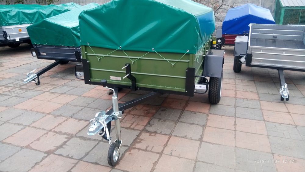 Акция! Прицеп с завода хаки 2м на 1.3м Причіп Причеп