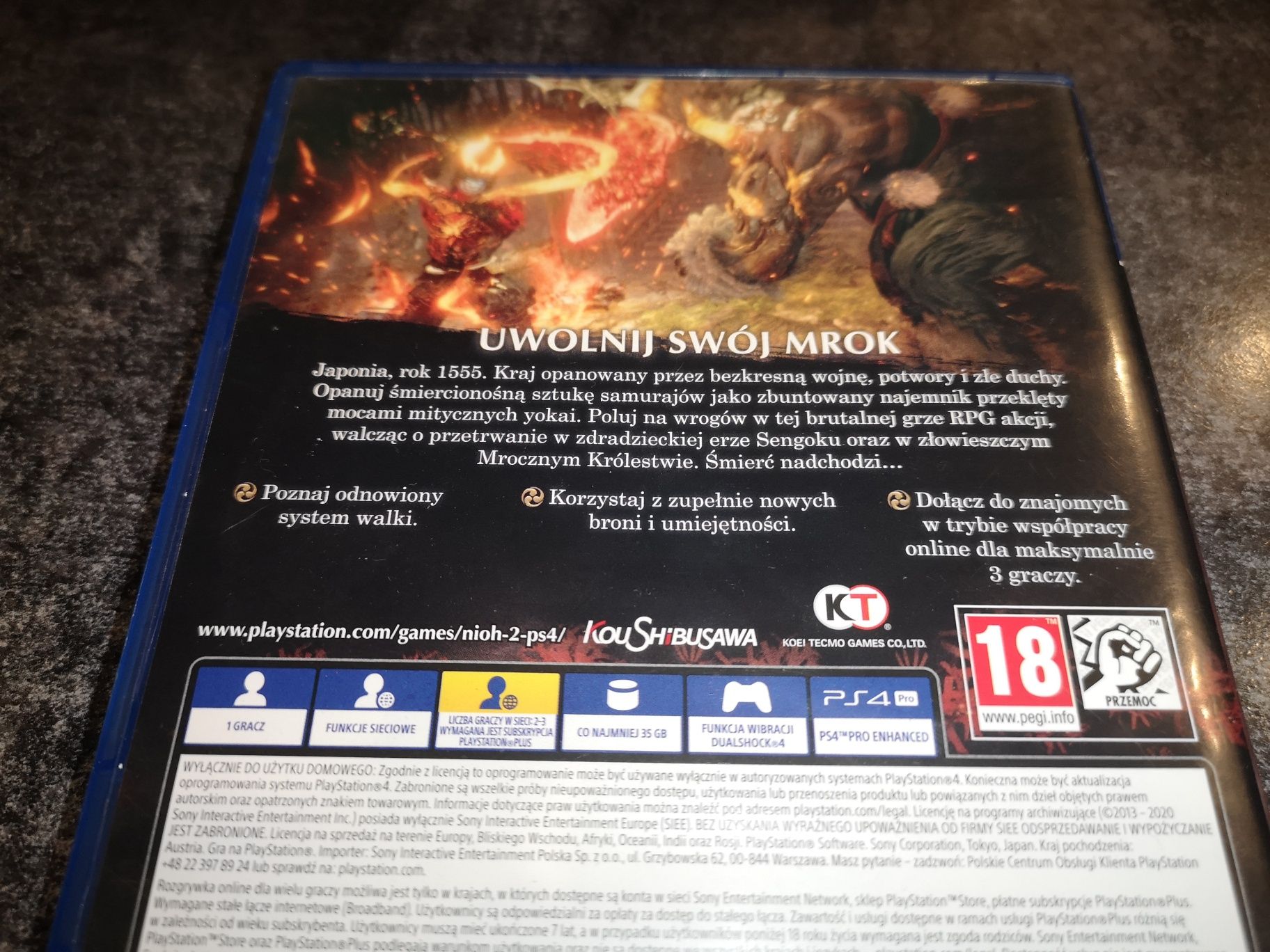 Nioh 2 PS4 gra PL (możliwość wymiany) sklep Ursus