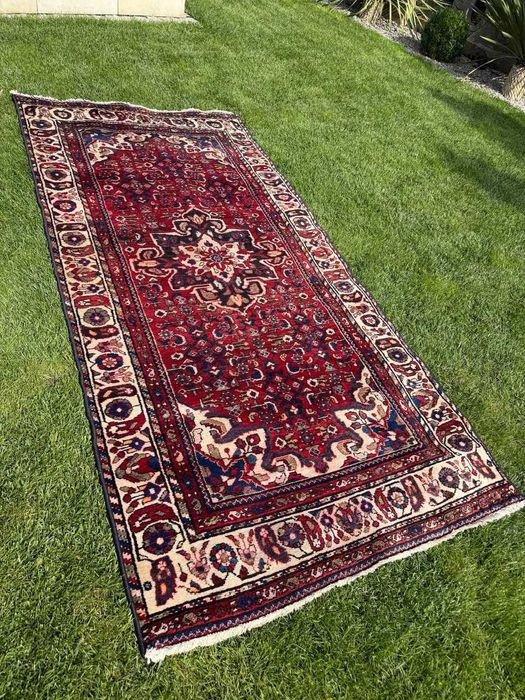 Dywan Perski Ręcznie Tkany Wełniany Iran Hamadan 265x120 galeria11 tyś