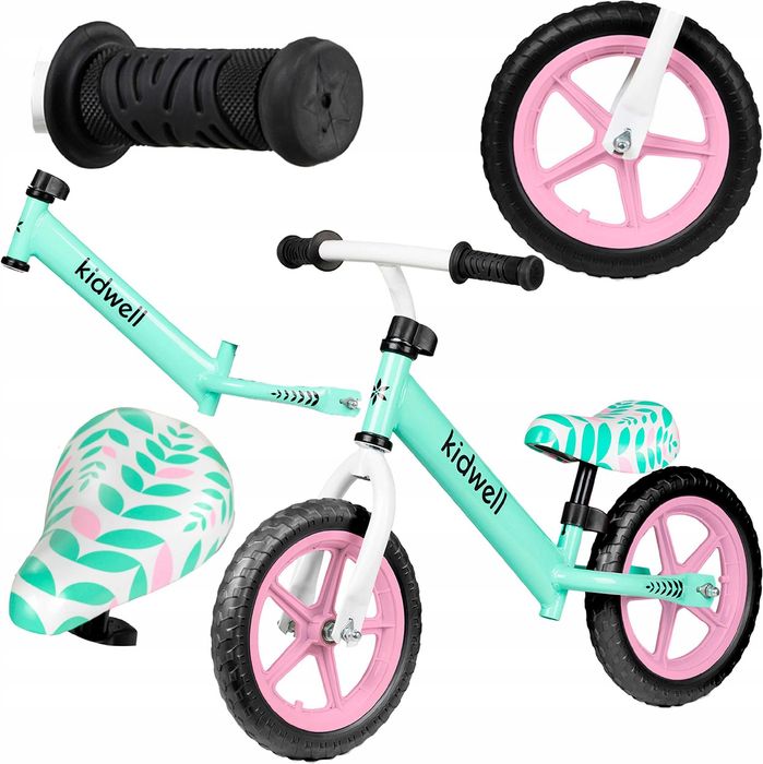 Rowerek biegowy Kidwell rebel mint bez pedałów miętowy