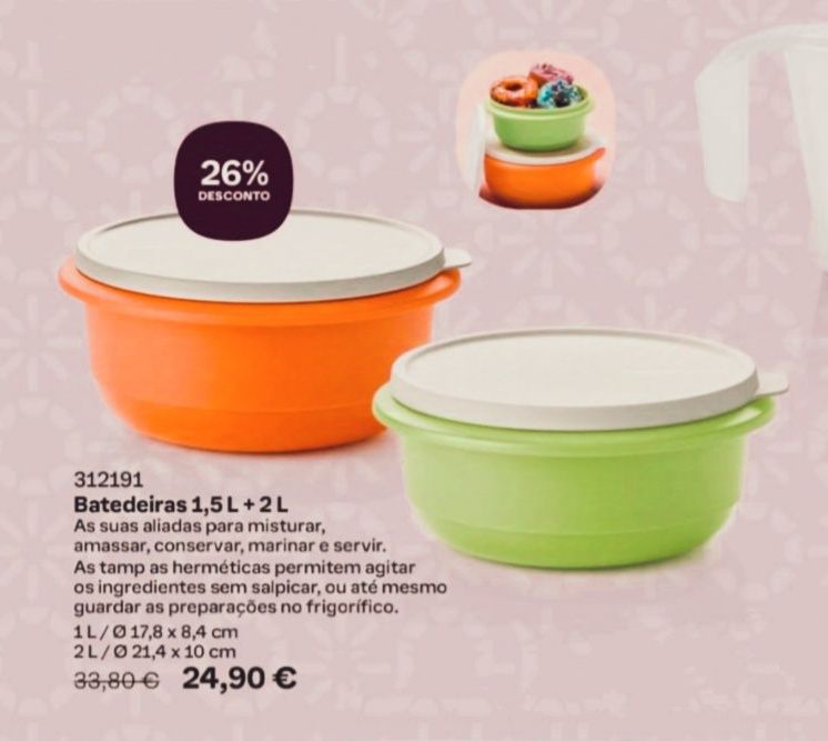Tupperware varias promoções fantásticas desde €10.00