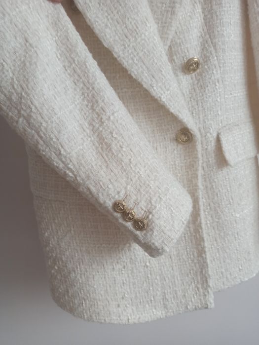 Marynarka Zara XS 34 Tweed Boucle Stan nowy
