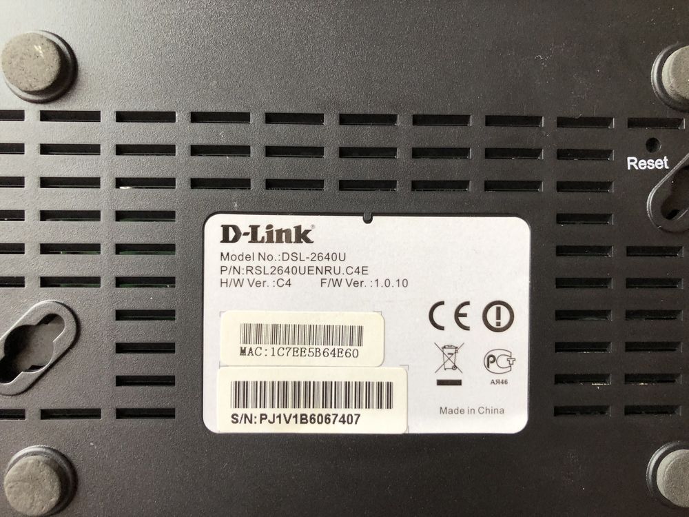 Bezprzewodowy Router wifi D-Link DSL-2640U TP-LINK