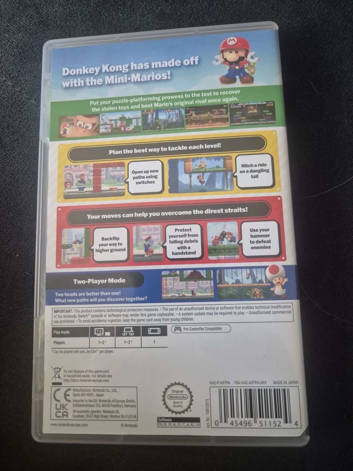 Mario vs donkey kong switch