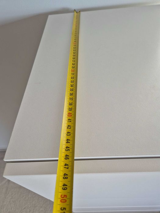 Komplet 2 komód – na wysokich nóżkach, 4 szuflady, 2 rodzaje uchwytów