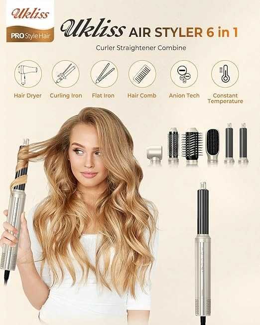 Suszarka do Włosów 6w1 Air Styler 110000obr/min Jonowa