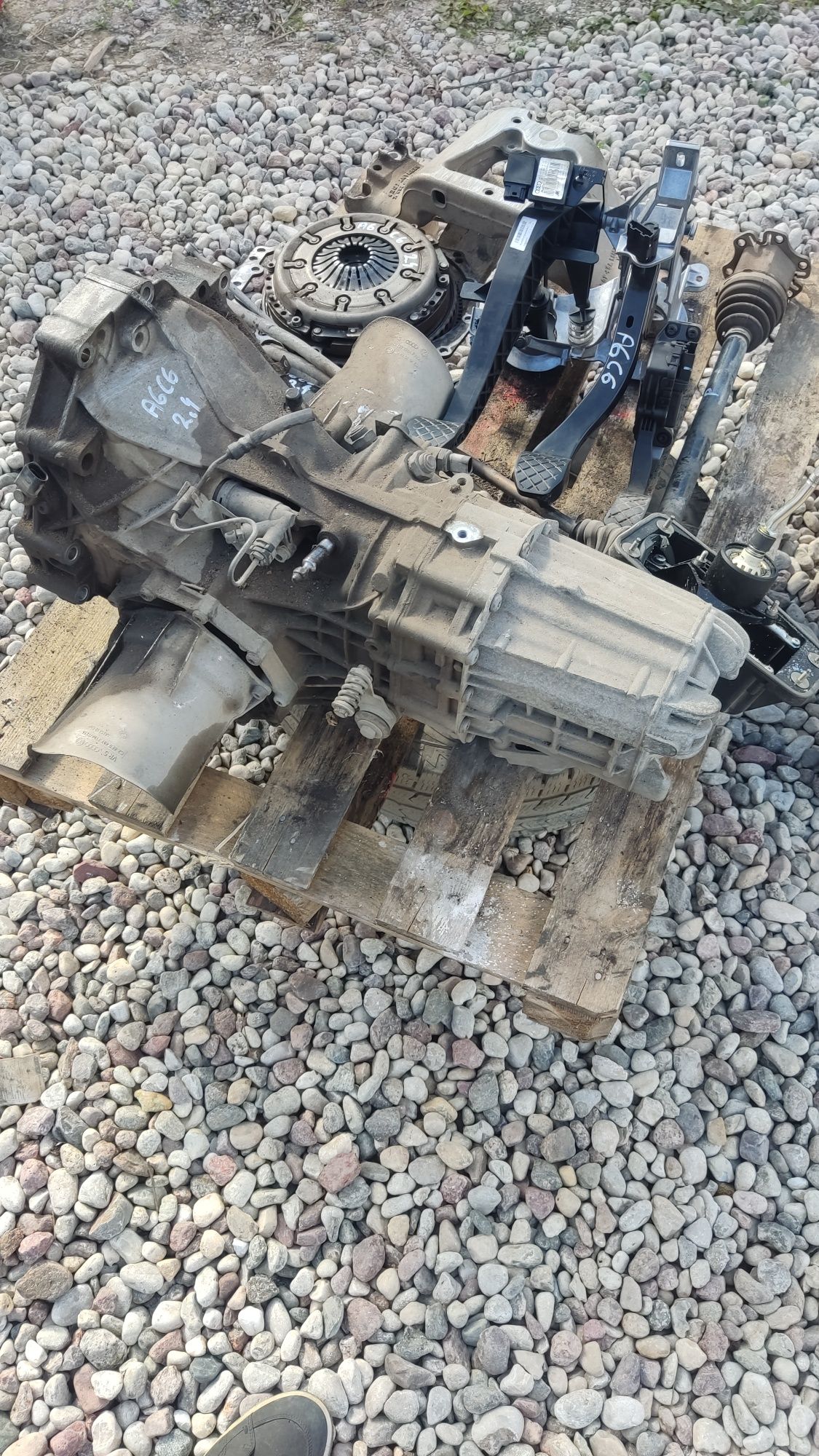 Przekładka skrzyni biegów Audi A6 C6 2.4 BDW skrzynia GYF