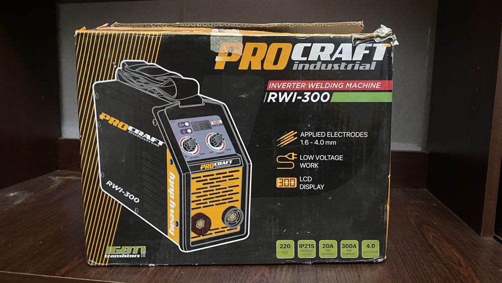 Сварка, зварювальний апарат ProCraft RWI300