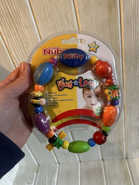 Нові прорізувачі Nuby та Babydream, в упаковці, лот 2 шт