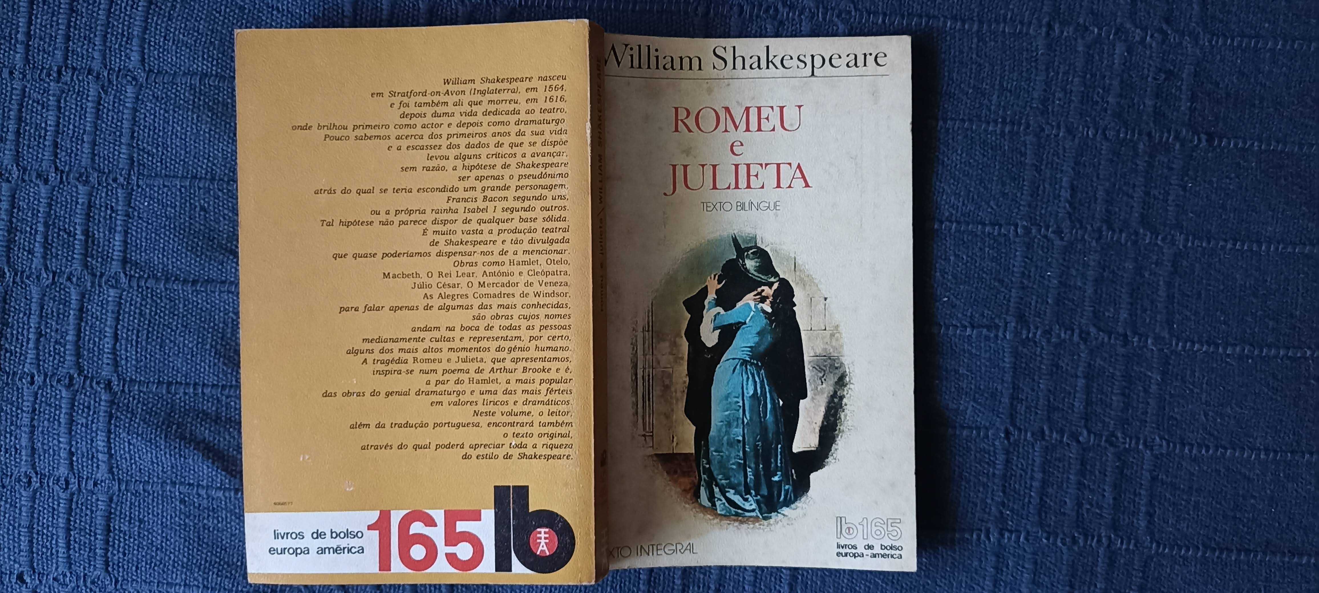 Livro "Romeu e Julieta" - Texto Bilíngue