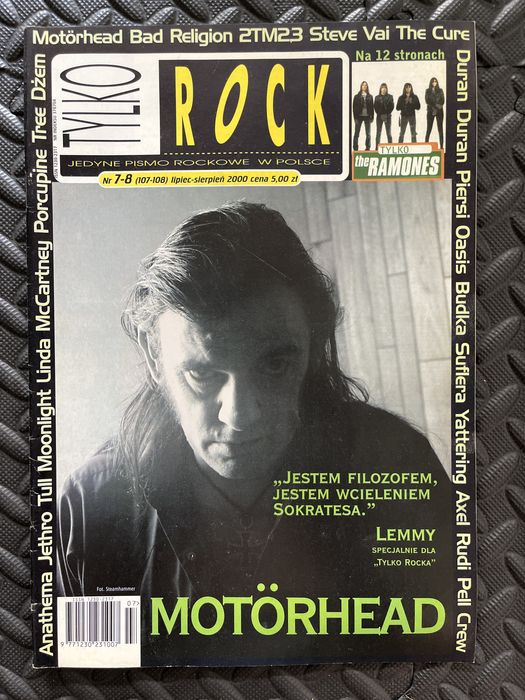 Magazyn muzyczny TYLKO ROCK. 10 numerów z rocznika 2000