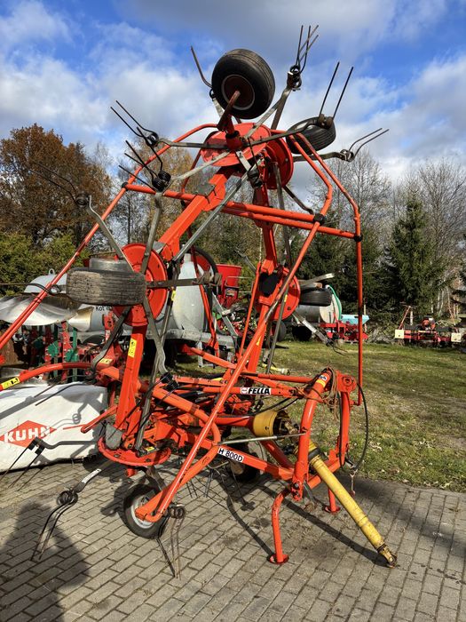 Przetrząsarka 6 karuzelowa Przewracarka Fella TH 800 D rozbijak